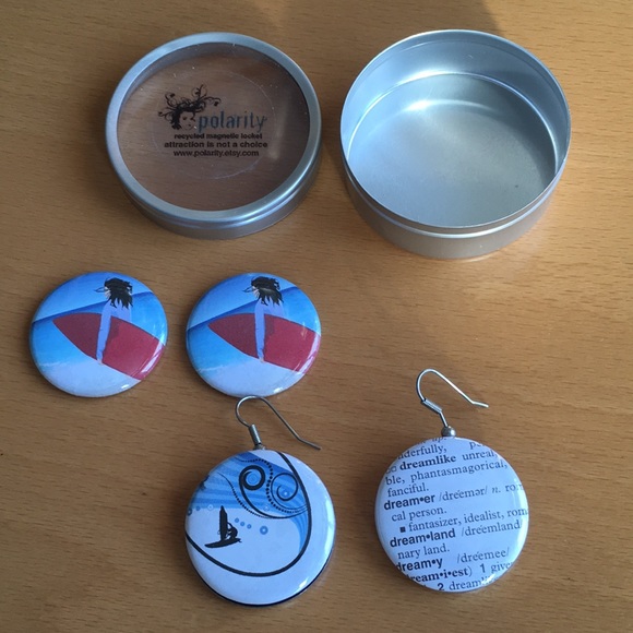 3/$20 Surfer Dreamer handmade earrings set Etsy - Picture 6 of 7